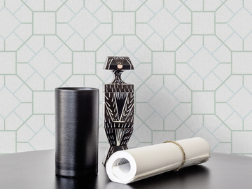CEMENTINA WPN 130 - Geometric panoramic wallpaper by Spaghetti Wall - view 2